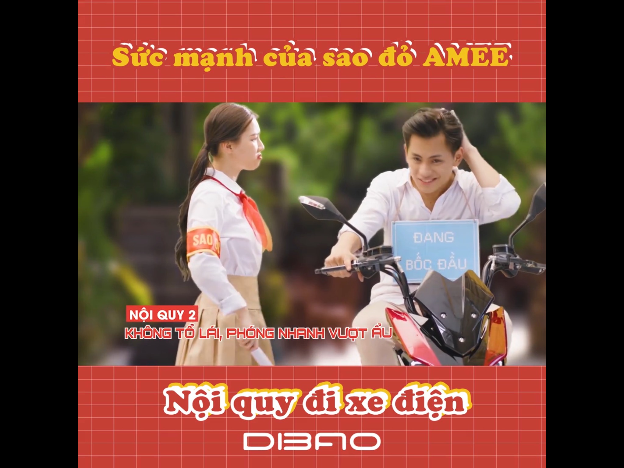 4 nội quy đi xe điện của sao đỏ Amee 4 nội quy đi xe điện của sao đỏ Amee