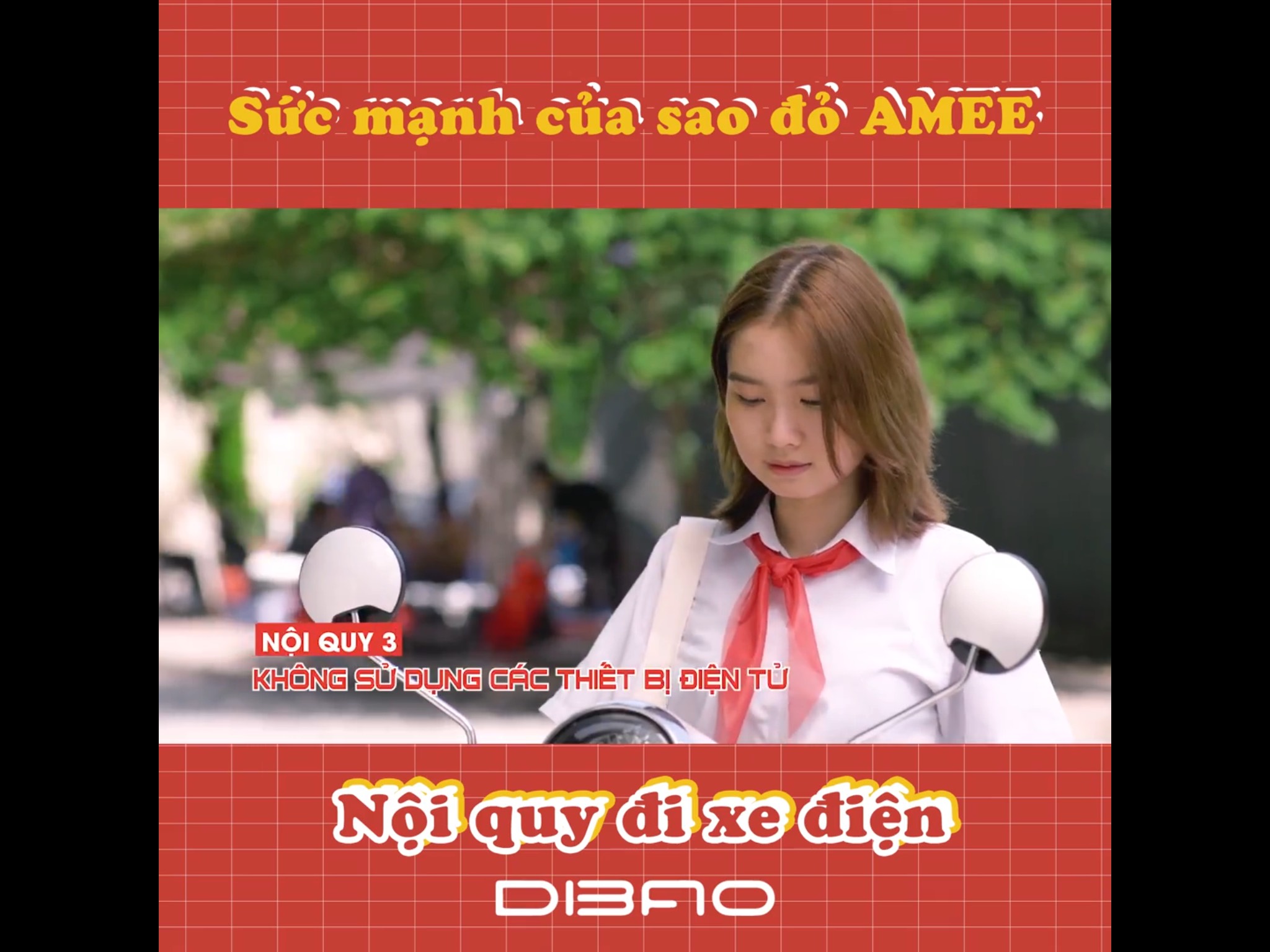 4 nội quy đi xe điện của sao đỏ Amee 4 nội quy đi xe điện của sao đỏ Amee