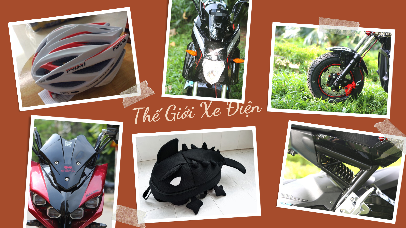 Những phụ kiện cho xe máy điện thể thao Những phụ kiện cho xe máy điện thể thao