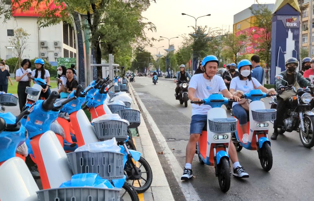 Đã có xe đạp điện công cộng tại TP HCM mở rộng giao thông xanh đô thị Đã có xe đạp điện công cộng tại TP HCM mở rộng giao thông xanh đô thị