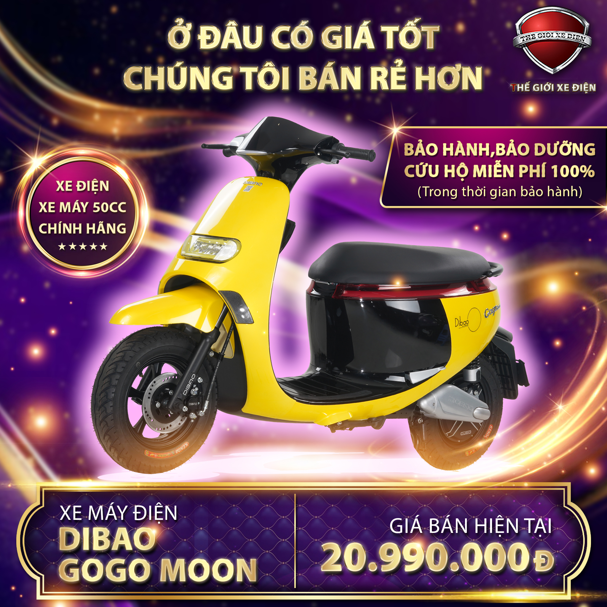 Xe điện Gogo Moon Dibao Xe điện Gogo Moon Dibao
