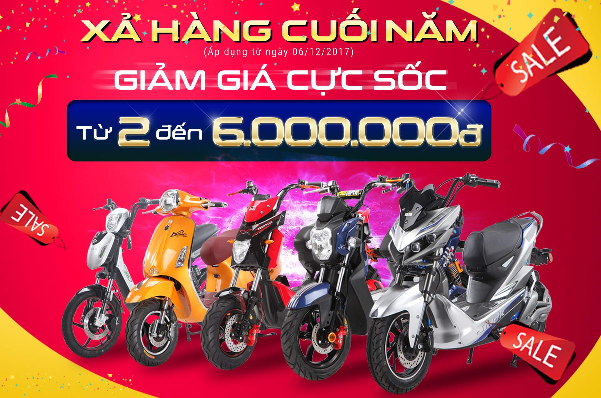 Xả hàng cuối năm xe điện Xmen the-gioi-xe-dien-xa-hang-cuoi-nam