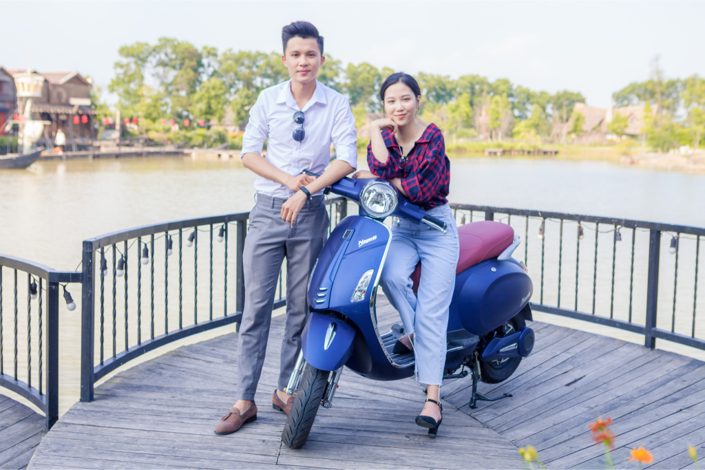 Xe máy điện Vespa Napoli giá rẻ