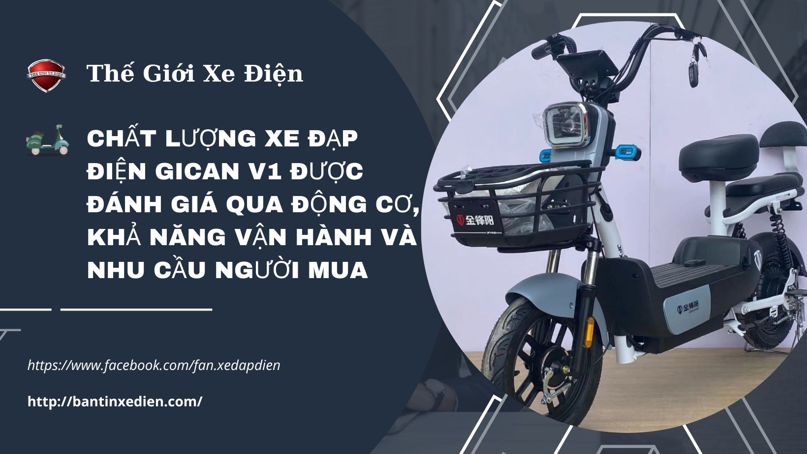 Xe đạp điện Gican V1 Xe đạp điện Gican V1