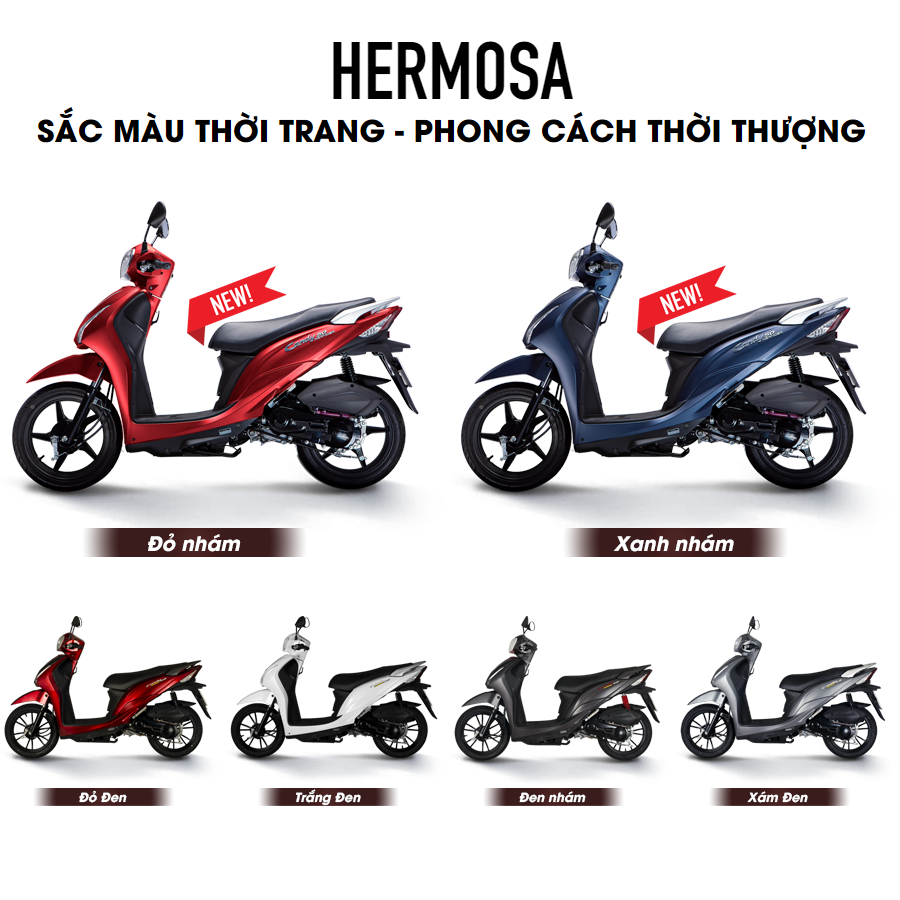 Xe Ga 50cc KYMCO Candy Hermosa - Khẳng định cái tôi khác biệt Xe Ga 50cc KYMCO Candy Hermosa - Khẳng định cái tôi khác biệt